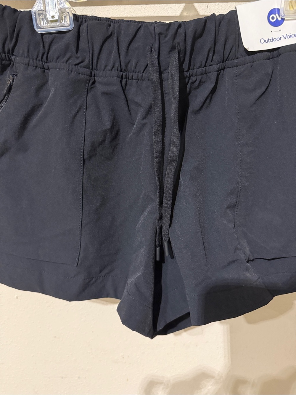 NWT Outdoor Voices Black RekTrek Shorts - Picture 5 of 7